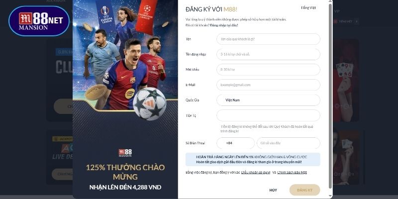 Điều khoản và điều kiện về việc tạo tài khoản chơi game