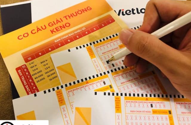 Cơ cấu giải thưởng Keno 